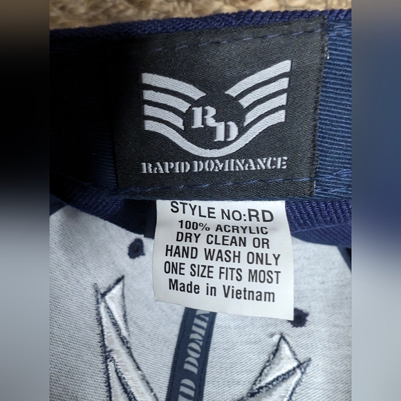 NEW US Air Force The Legend 6 Panel Structured Acrylic Military Baseball Cap Hat - Picture 7 of 8